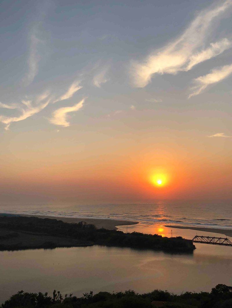 True Horizon Illovo Beach Kingsburgh Kwazulu Natal South Africa Beach, Nature, Sand, Sky, Ocean, Waters, Sunset