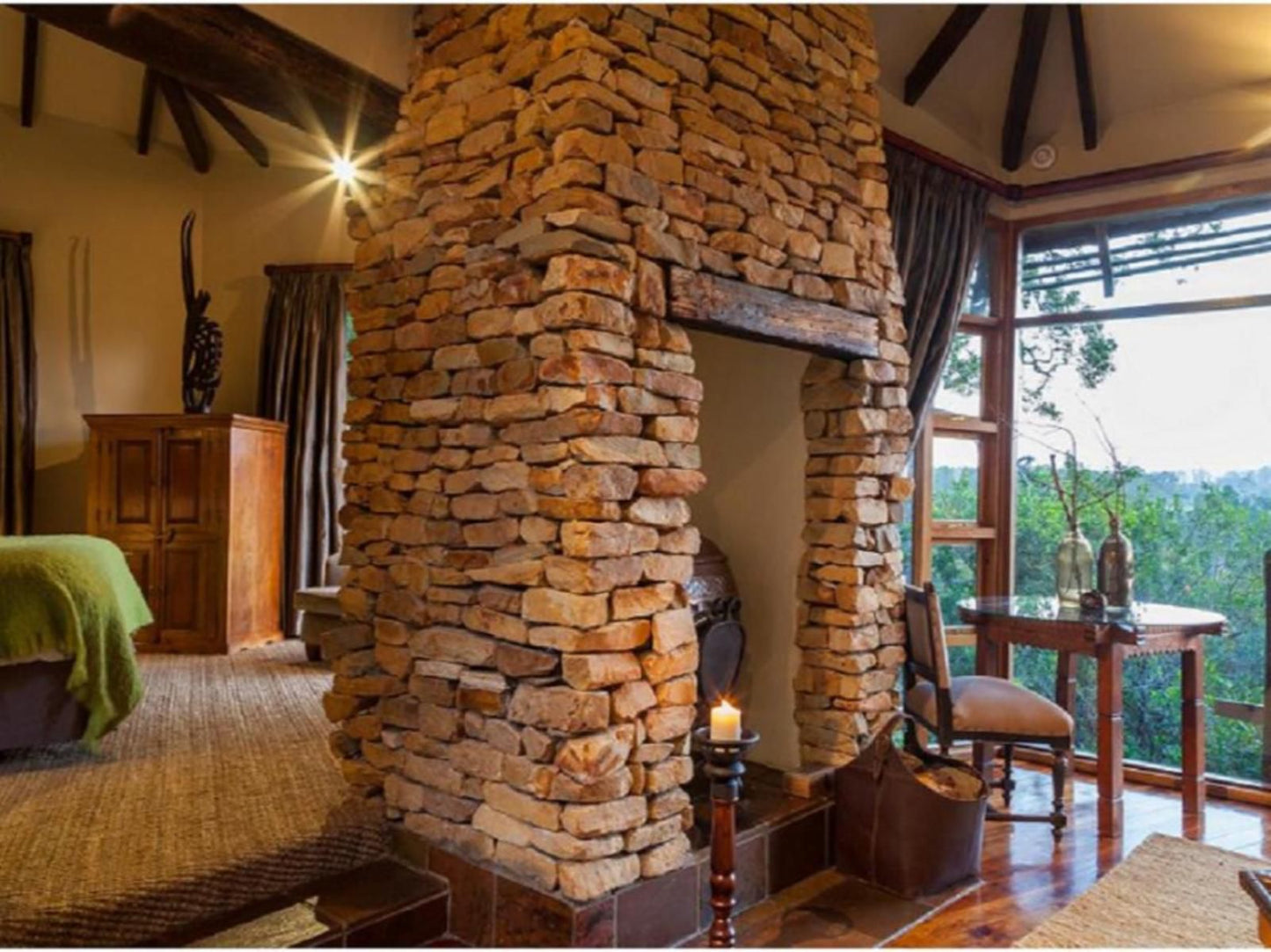 Tsala Treetop Lodge And Villas Plettenberg Bay Western Cape South Africa Fireplace, Brick Texture, Texture