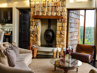 Tsala Treetop Lodge And Villas Plettenberg Bay Western Cape South Africa Fireplace, Living Room