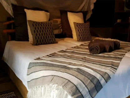 Tshima Bush Camp, Meru-style Luxury Safari Tent, Bedroom