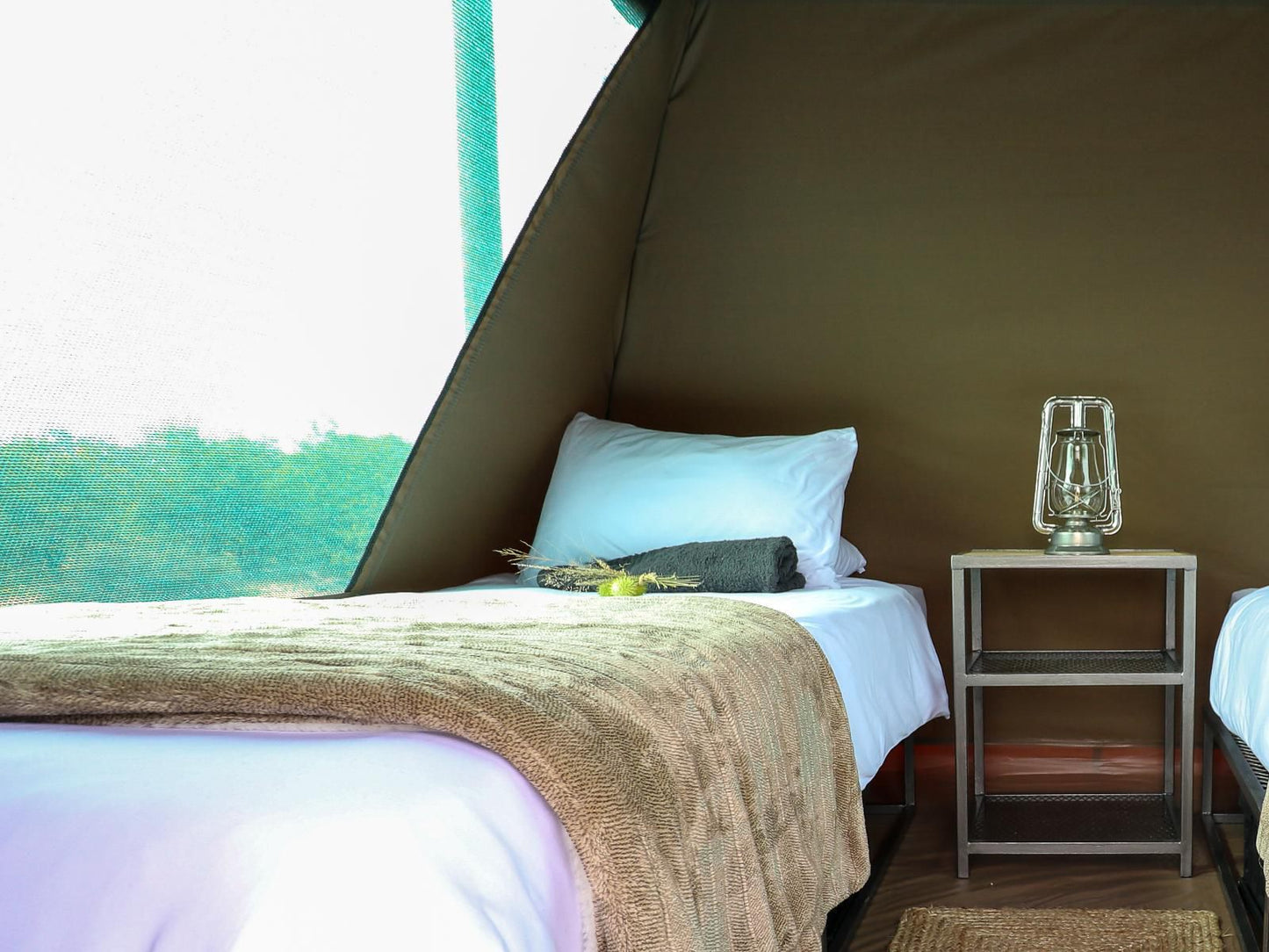 Tswehe Wildlife Reserve, Family Tents, Bedroom