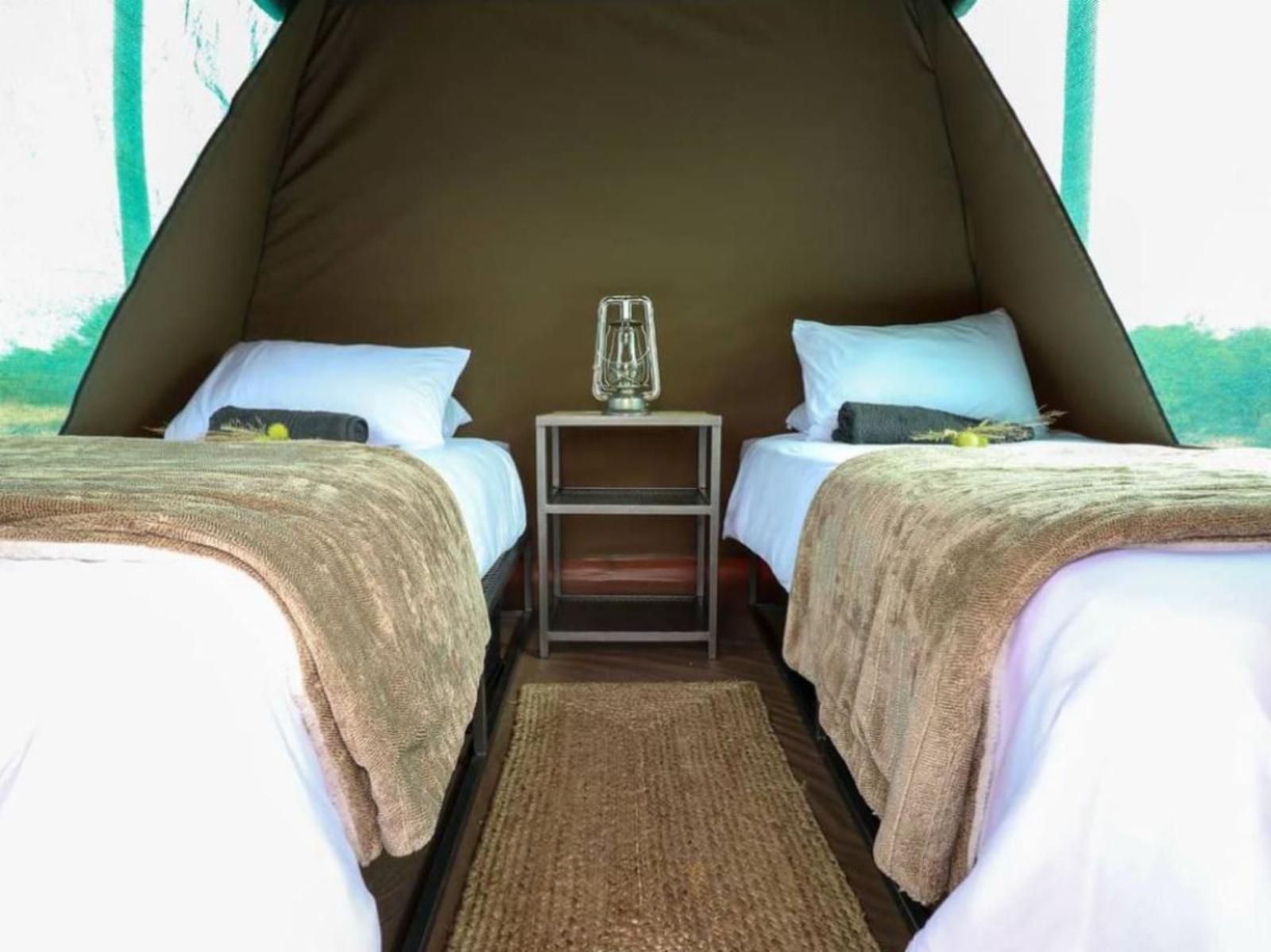 Tswehe Wildlife Reserve, Tented Units, Bedroom