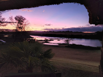 Tzamenkomst River Lodge Colesberg Northern Cape South Africa Palm Tree, Plant, Nature, Wood, Sky, Framing, Sunset
