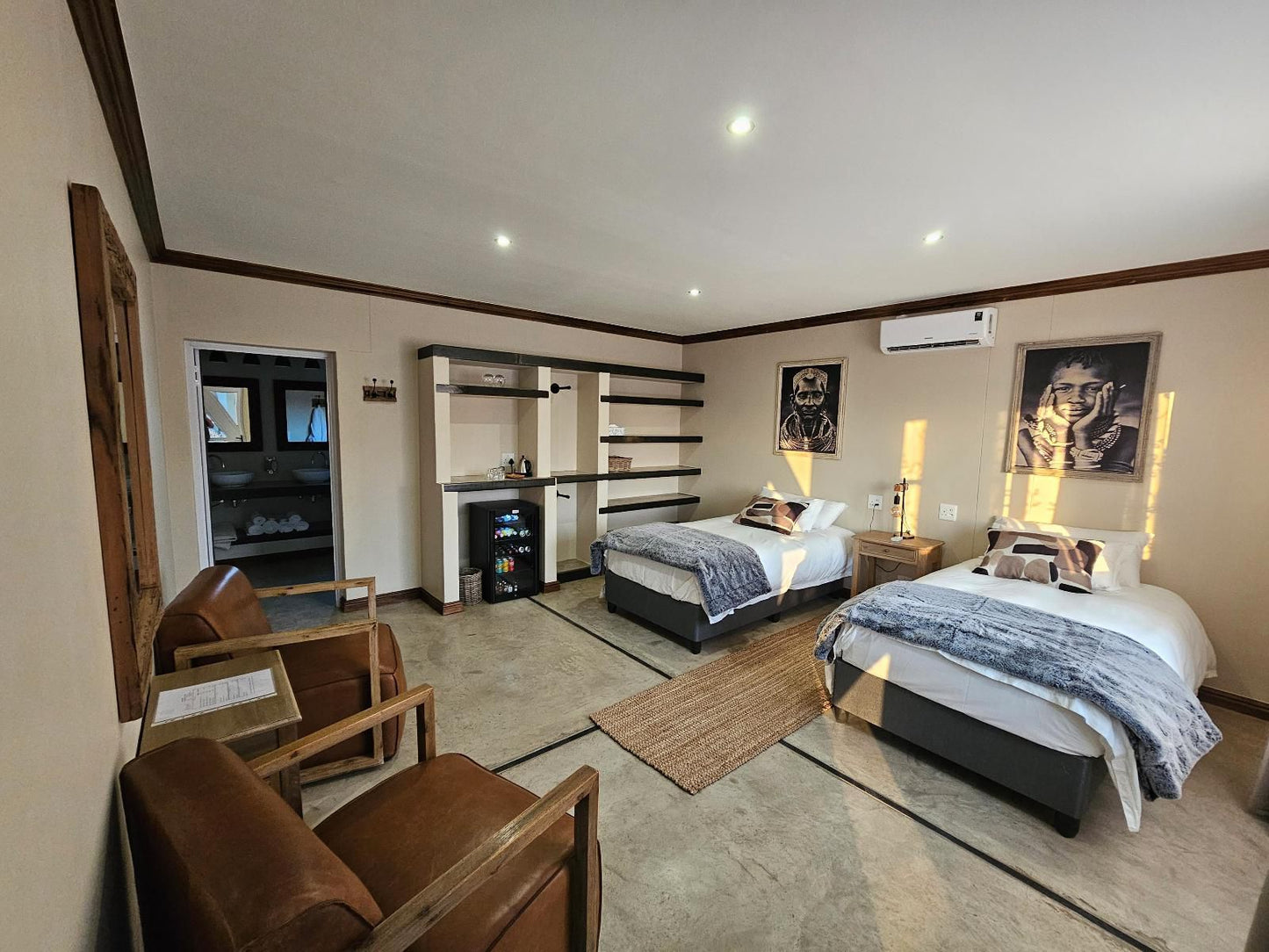 Ugab Game Farm & Lodge, Luxury Twin, Bedroom