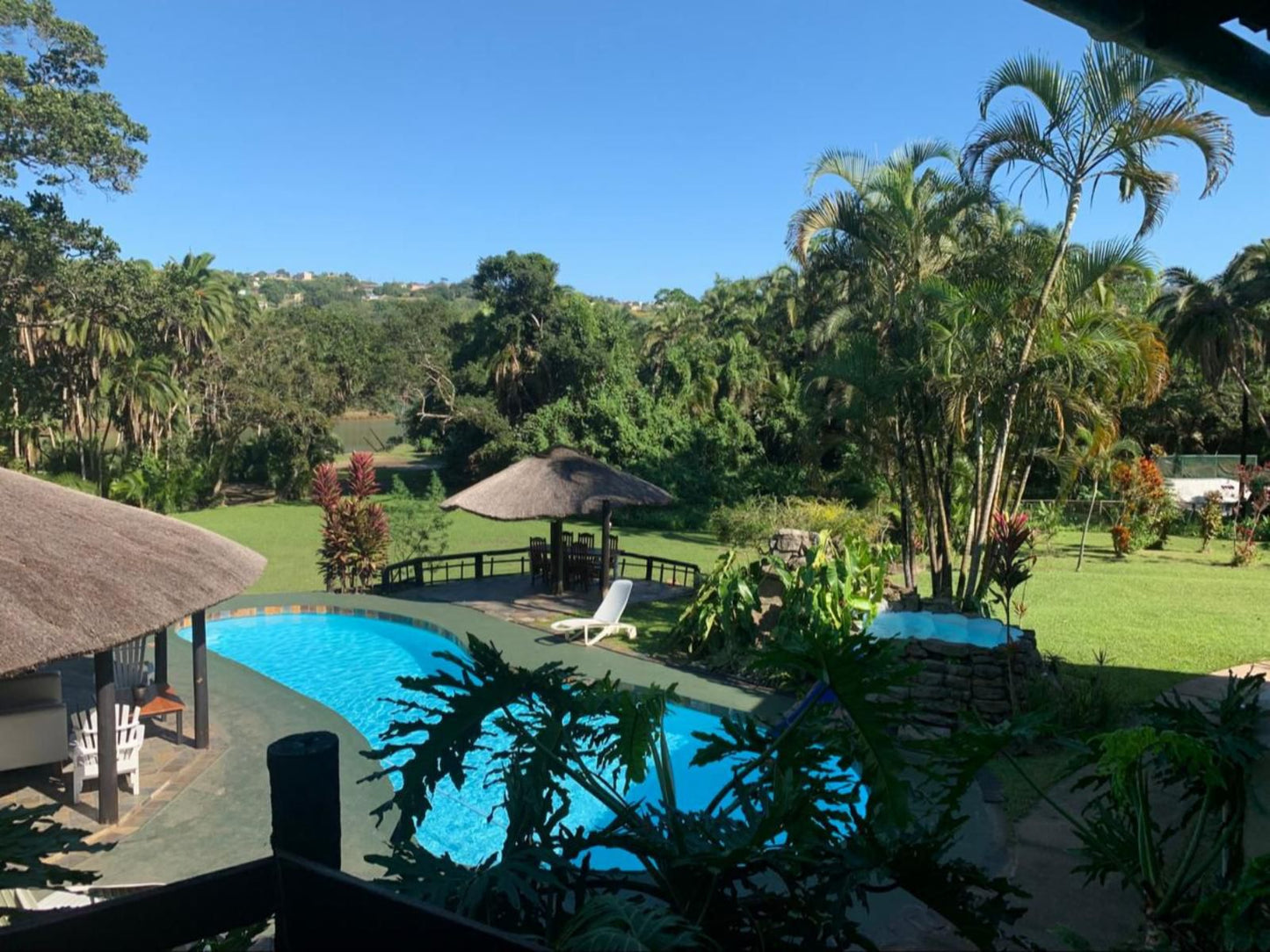 Umtamvuna River Lodge Rennies Beach Port Edward Kwazulu Natal South Africa Complementary Colors, Palm Tree, Plant, Nature, Wood, Swimming Pool