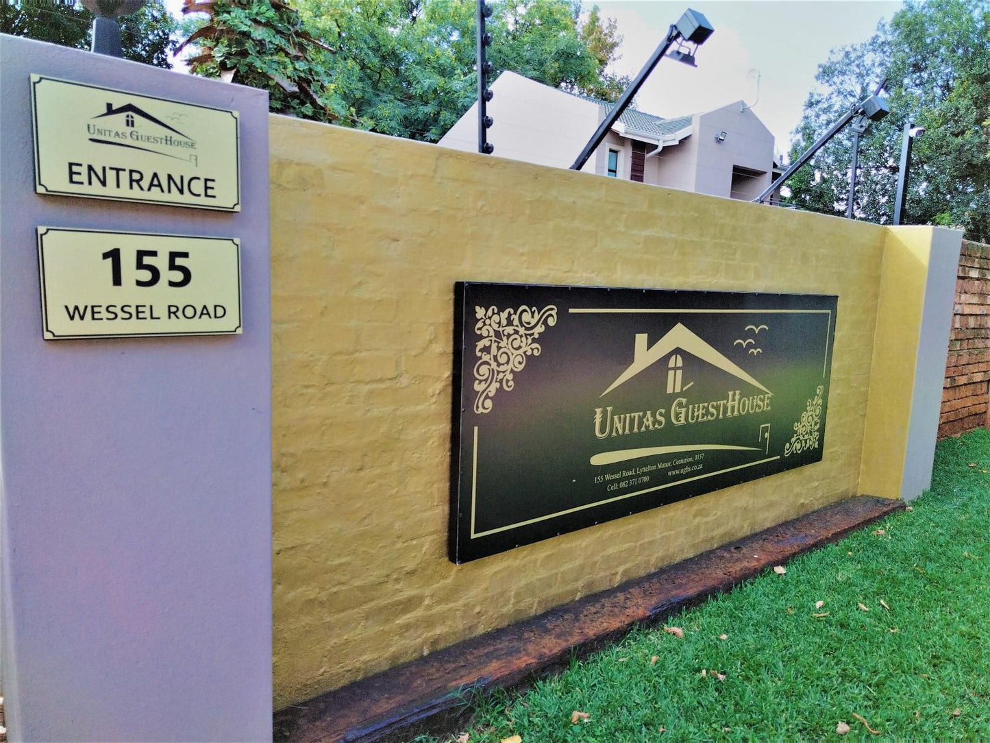 Unitas Guesthouse Die Hoewes Centurion Gauteng South Africa Sign