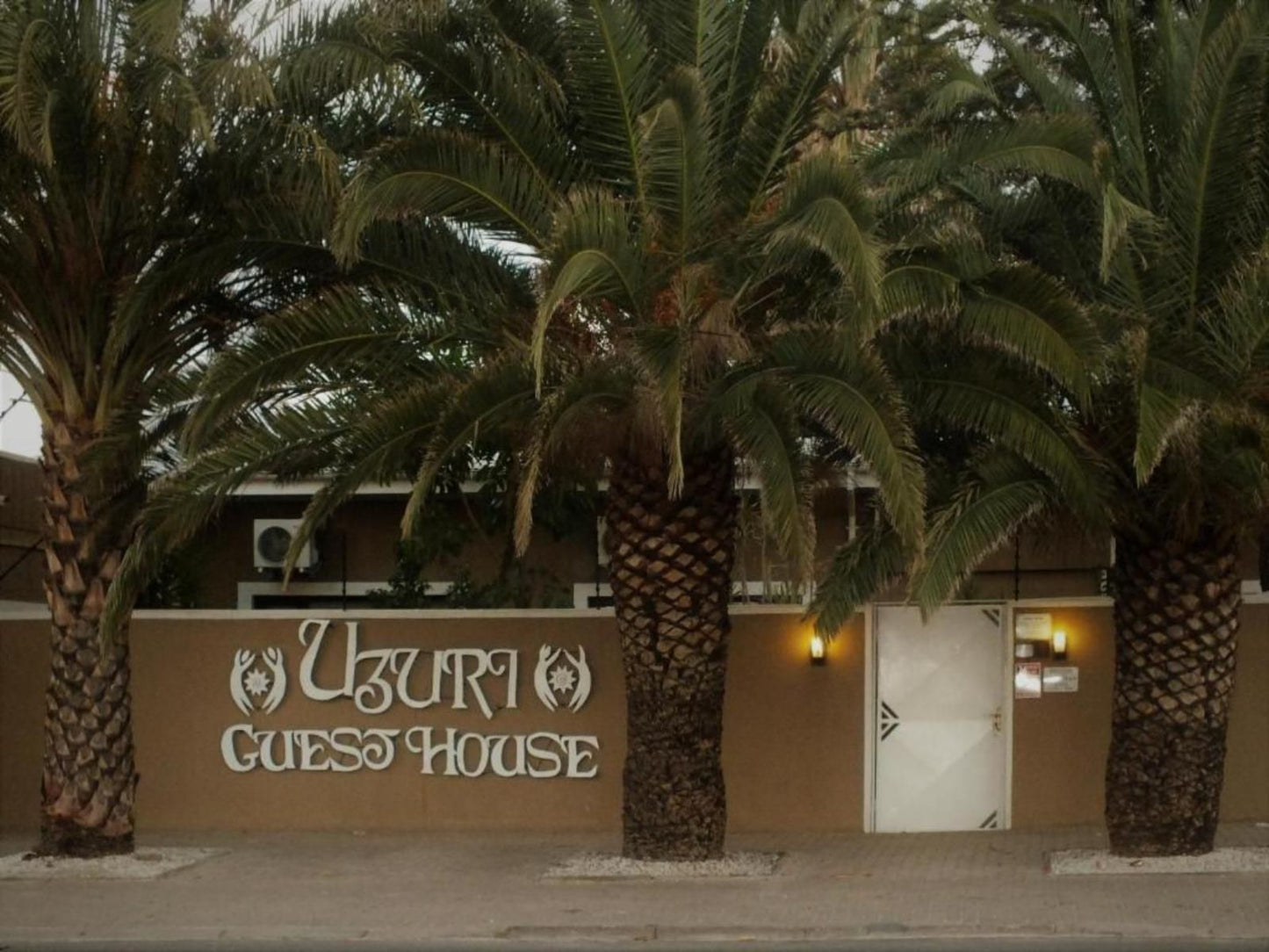 Uzuri Guesthouse Cc, Sepia Tones, House, Building, Architecture, Palm Tree, Plant, Nature, Wood, Window