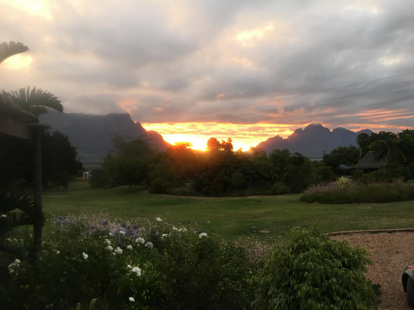 Val D Or Estate Franschhoek Western Cape South Africa Sky, Nature, Sunset