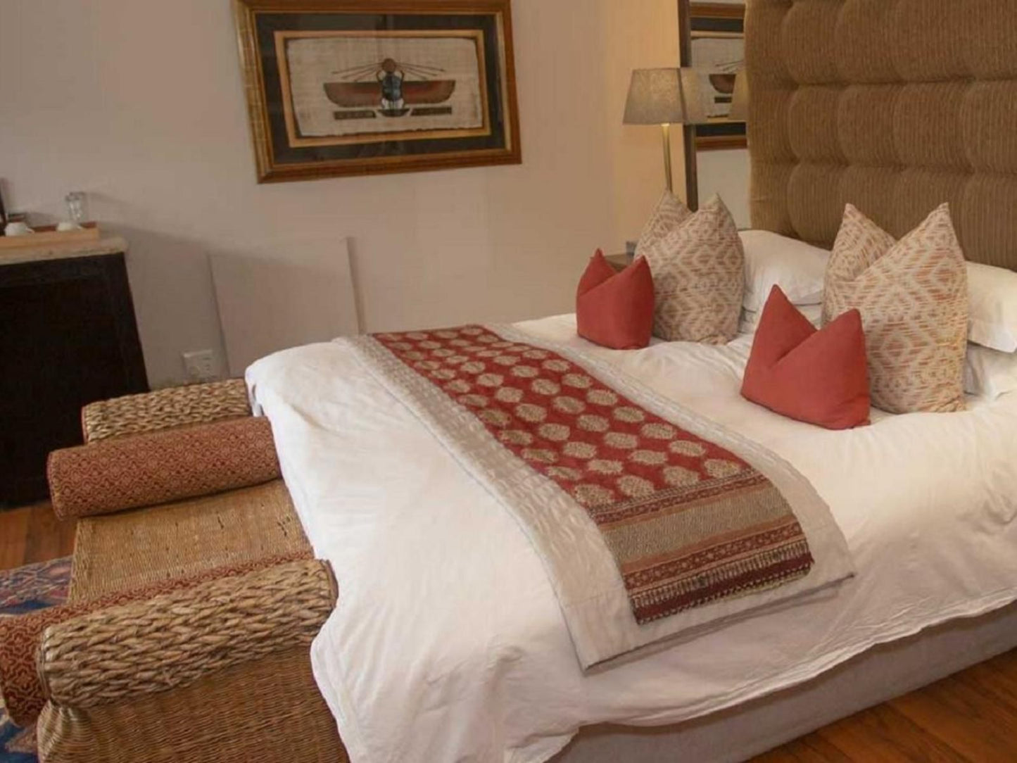 Valley Lodge, Luxury Garden Suites with sleeper Couch, Sepia Tones, Bedroom