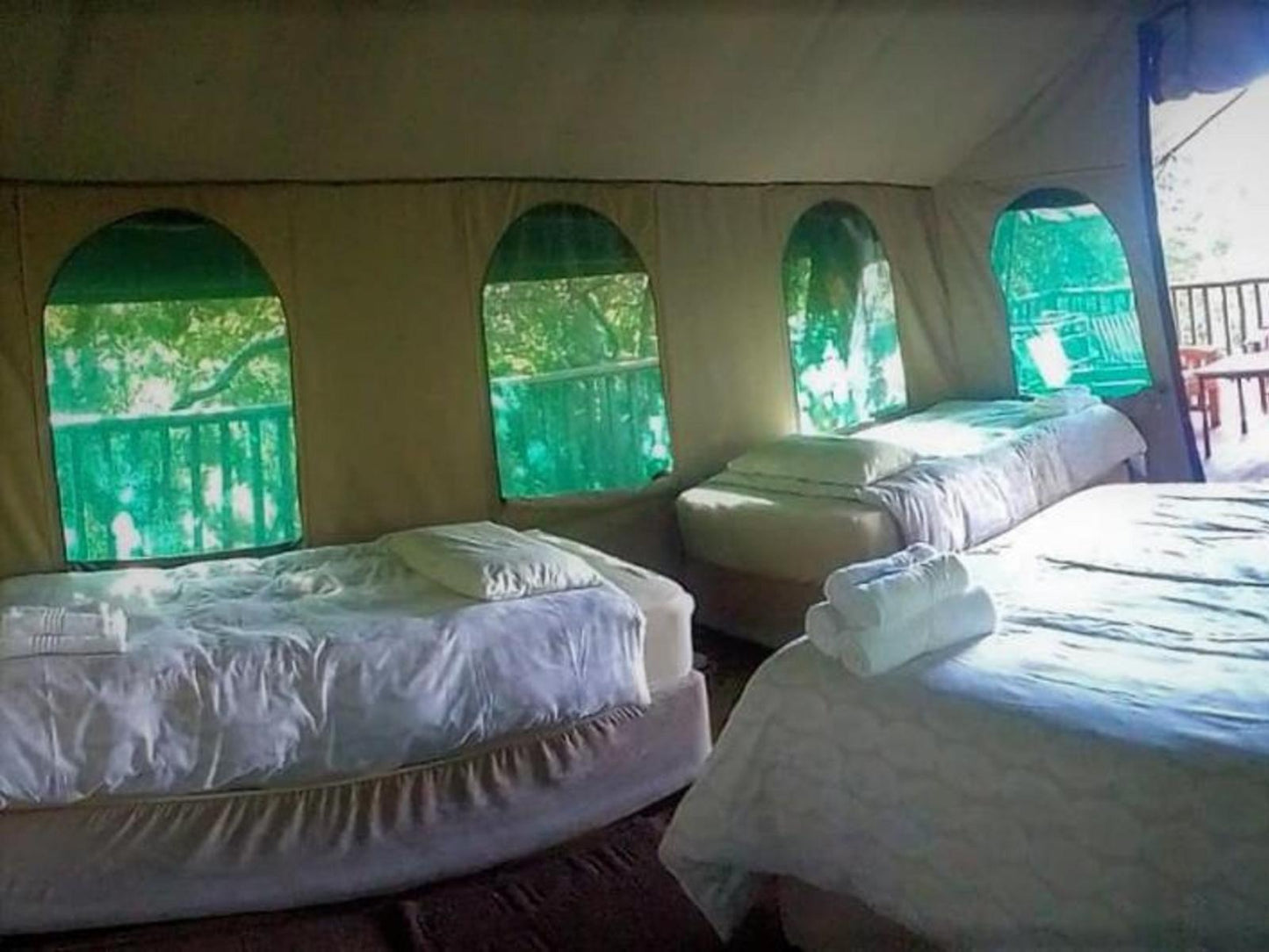 Family Tented Chalet 4-Sleeper @ Valley Of The Rainbow Estate