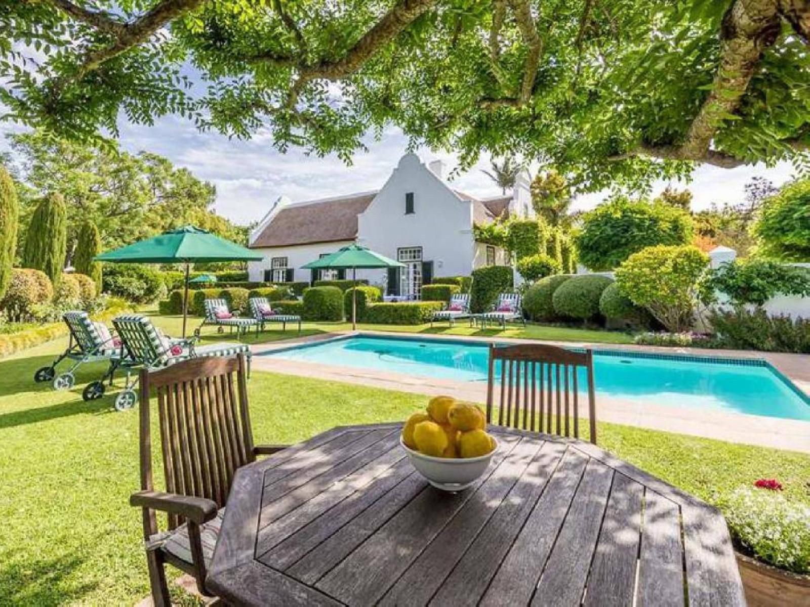 Van Der Stel Manor Mostertsdrift Stellenbosch Western Cape South Africa House, Building, Architecture, Garden, Nature, Plant, Swimming Pool