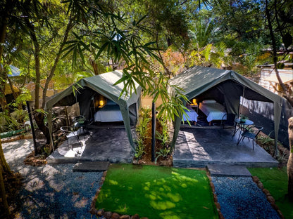 Victoria Falls Backpackers Lodge, Safari Tent - Double, shared bathrooms, Tent, Architecture