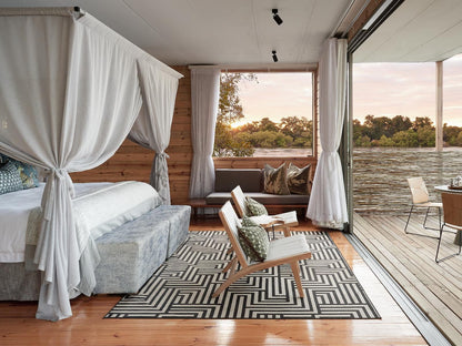 Victoria Falls River Lodge, Luxury Family Tent, Bedroom