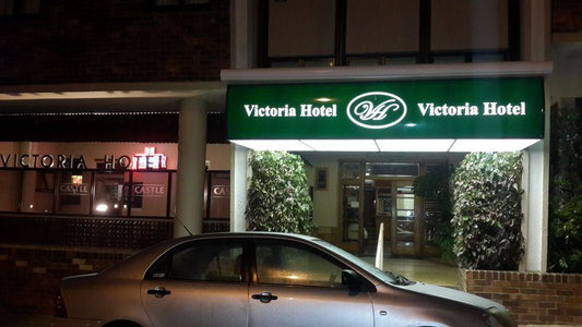 Victoria Hotel Bredasdorp Western Cape South Africa Car, Vehicle, Building, Architecture, Neon Light, Sign, Window