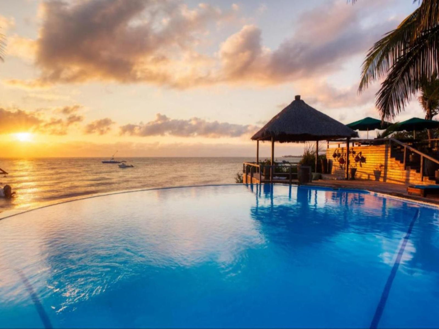 Vila Do Paraiso, Beach, Nature, Sand, Island, Ocean, Waters, Sunset, Sky, Swimming Pool