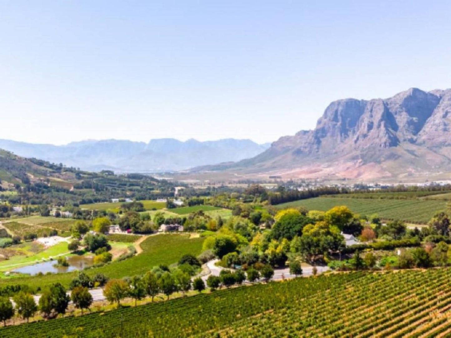 Villa Bon Chretien Die Boord Stellenbosch Western Cape South Africa Complementary Colors, Mountain, Nature