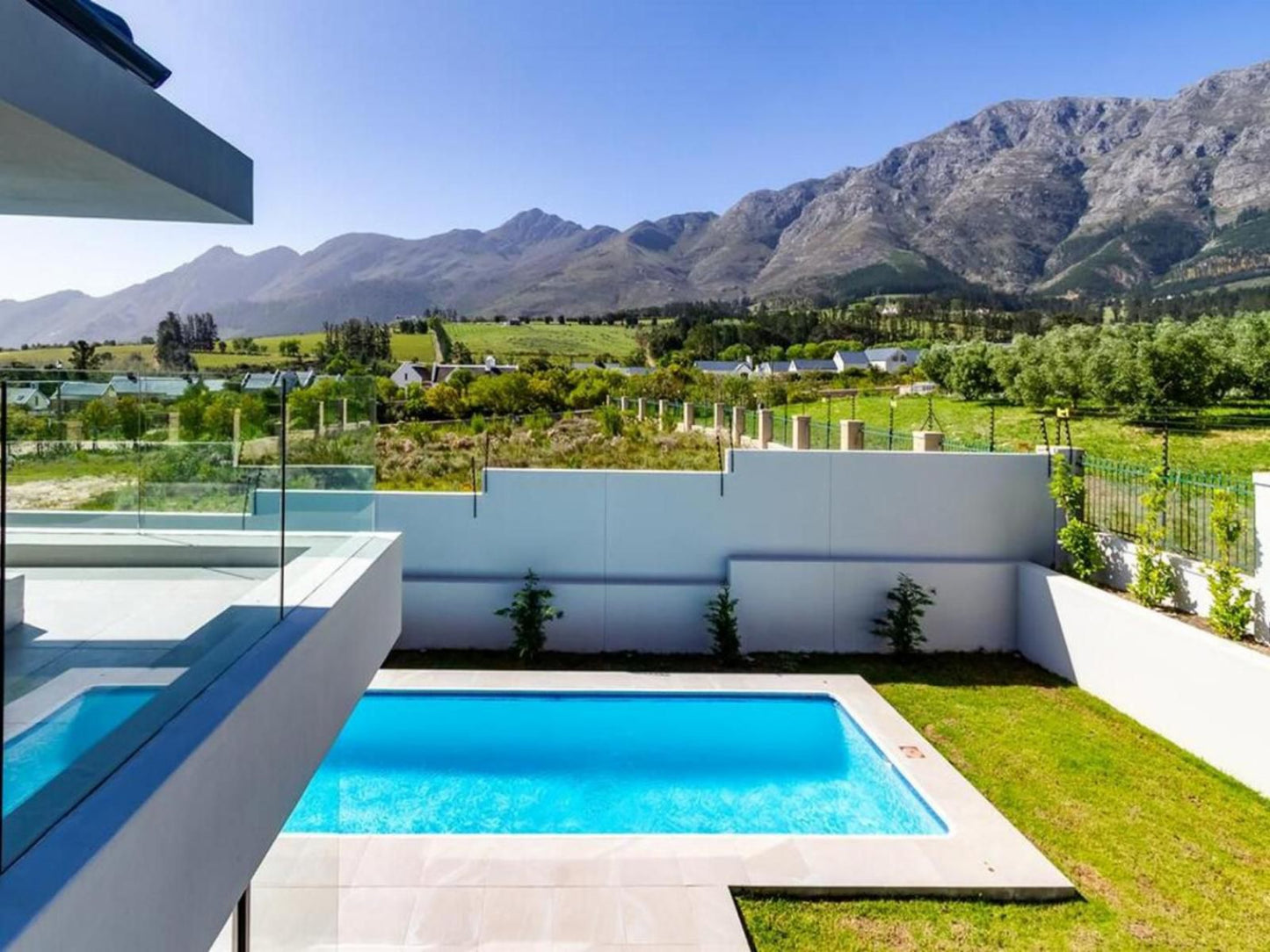 Villa De Luxe Franschhoek Western Cape South Africa Complementary Colors, Mountain, Nature, Swimming Pool