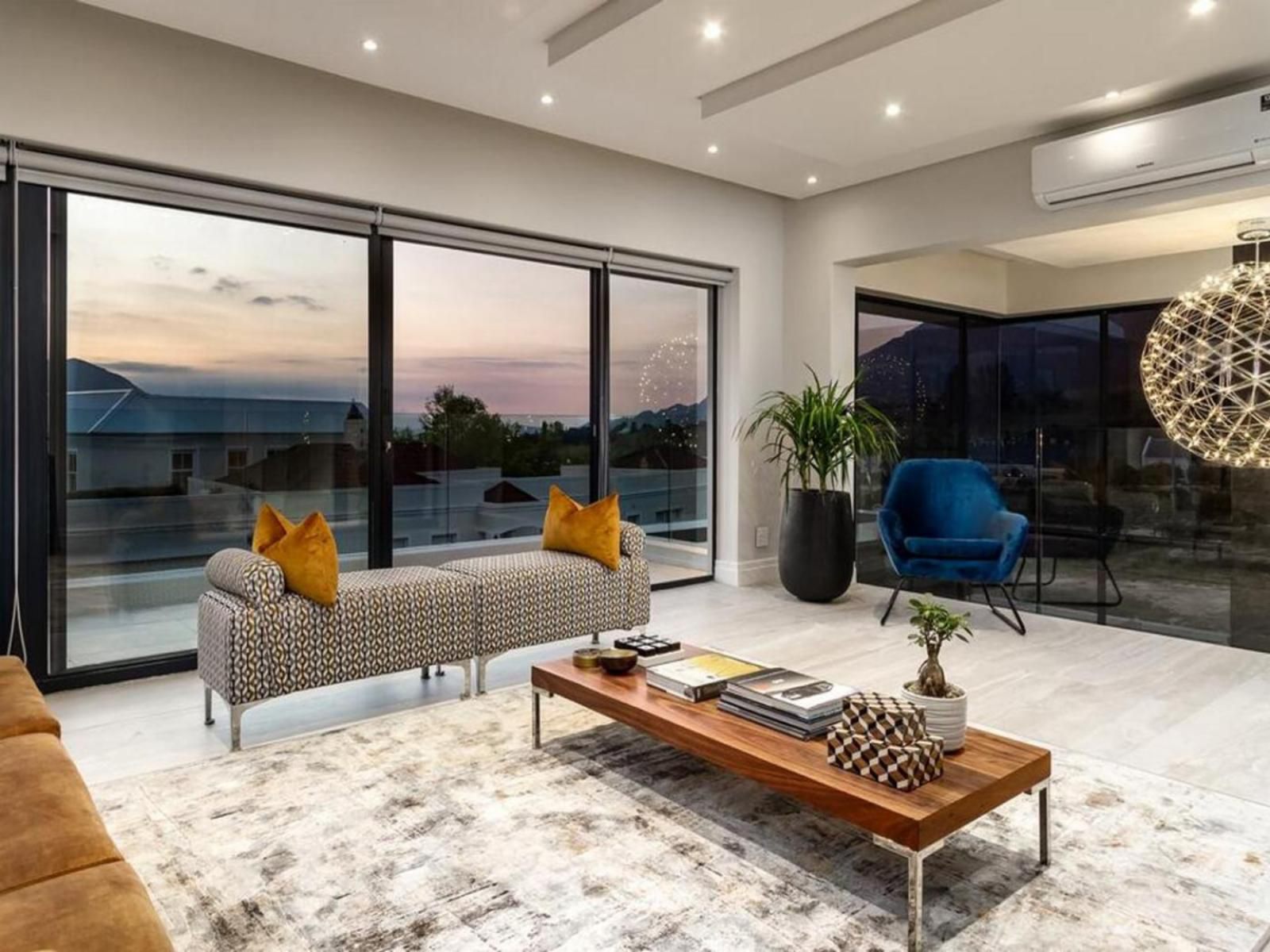 Villa De Luxe Franschhoek Western Cape South Africa Living Room