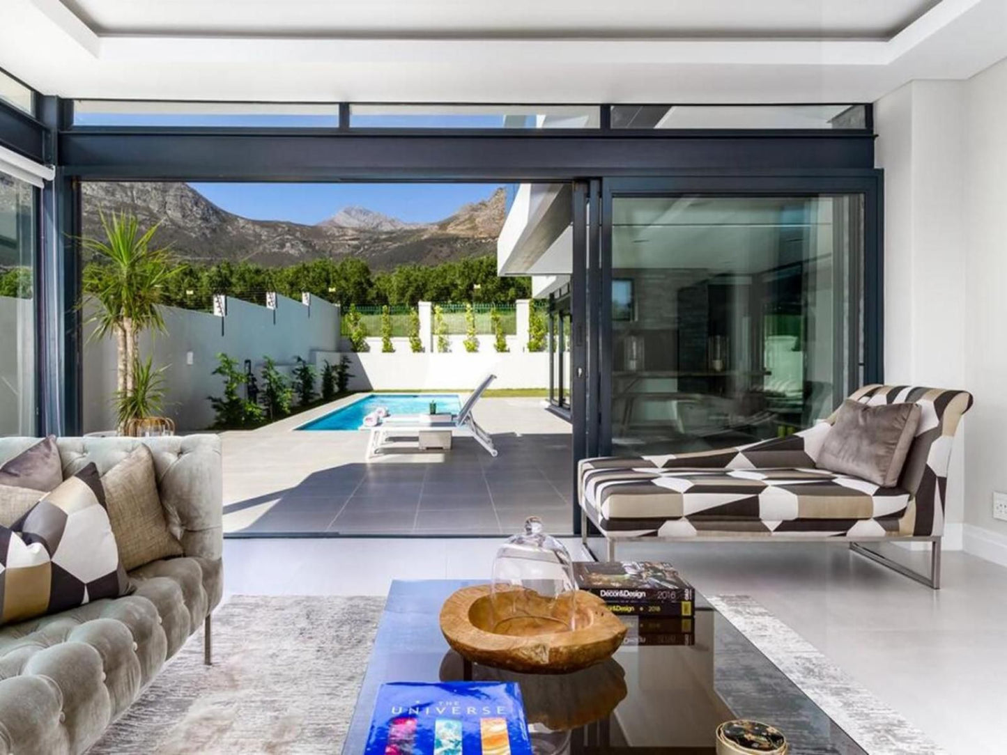 Villa De Luxe Franschhoek Western Cape South Africa Living Room
