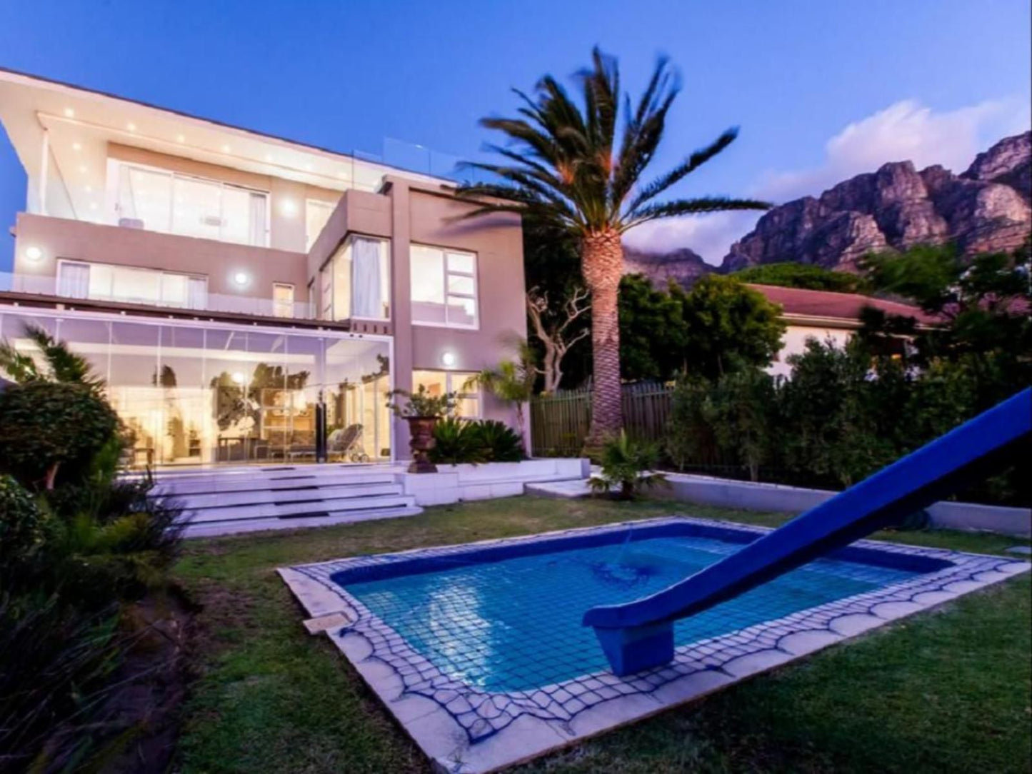 Villa On 1St Crescent Camps Bay Cape Town Western Cape South Africa Palm Tree, Plant, Nature, Wood, Swimming Pool
