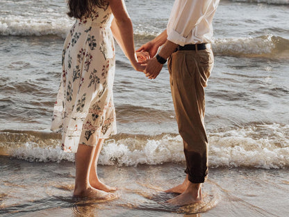 Villa Paradisa, SEA URCHIN SUITE, Standing, Person, Beach, Nature, Sand, Bridal Couple, Wedding, Foot, Body Part, Portrait