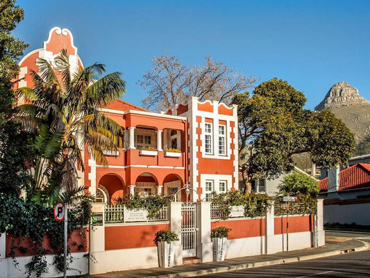 Villa Rosa Sea Point Cape Town Western Cape South Africa Complementary Colors, Balcony, Architecture, Facade, Building, House, Palm Tree, Plant, Nature, Wood