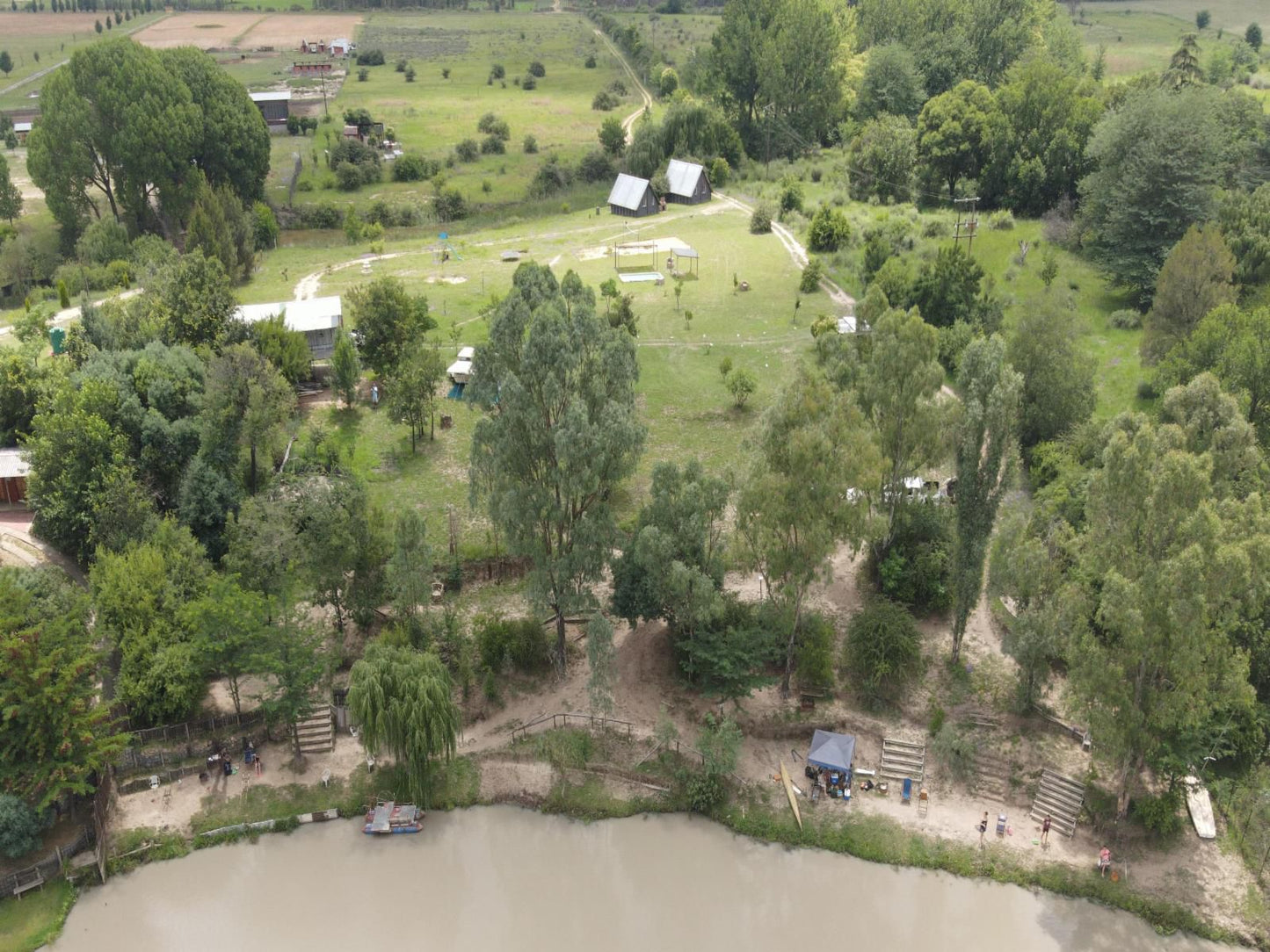 Vischgat Fishing Spot Deneysville Gauteng South Africa River, Nature, Waters, Aerial Photography