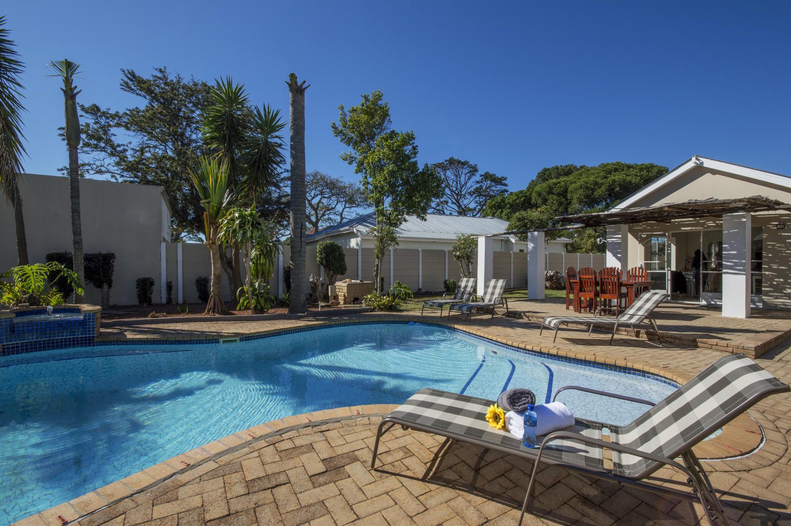 Walmer Villiers Self Catering Walmer Port Elizabeth Eastern Cape South Africa House, Building, Architecture, Palm Tree, Plant, Nature, Wood, Garden, Swimming Pool