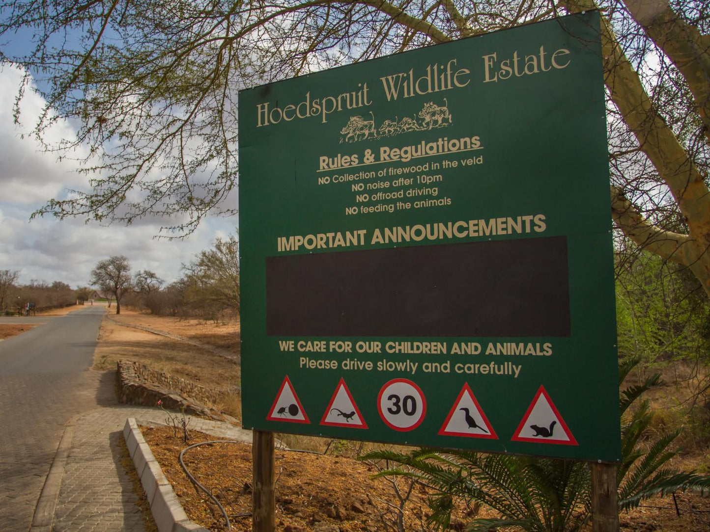 Warthogs Rest Hoedspruit Limpopo Province South Africa Sign, Text