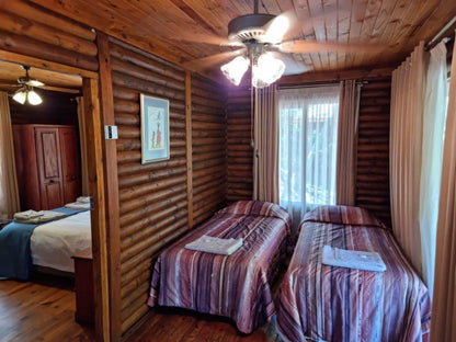 4 sleeper Log Cabins @ Waterfall Safari Lodge