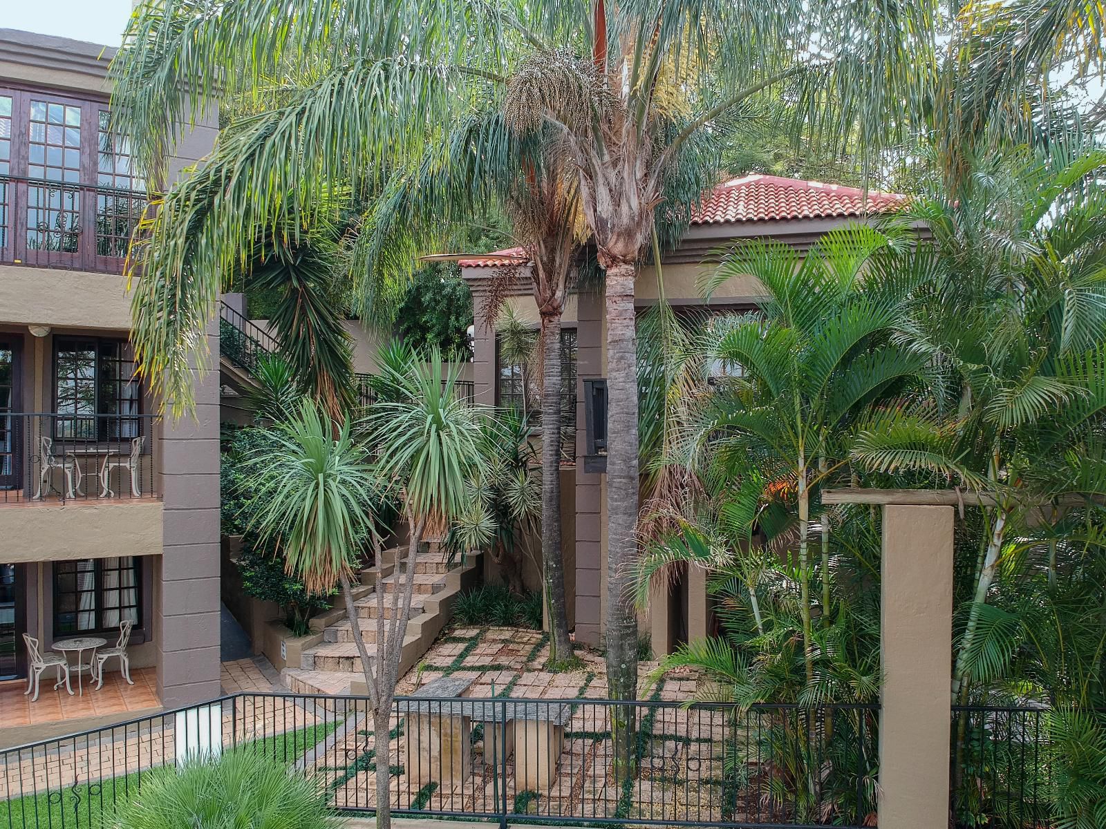 Waterfalls Boutique Hotel Waterkloof Pretoria Tshwane Gauteng South Africa Balcony, Architecture, Palm Tree, Plant, Nature, Wood, Garden, Swimming Pool