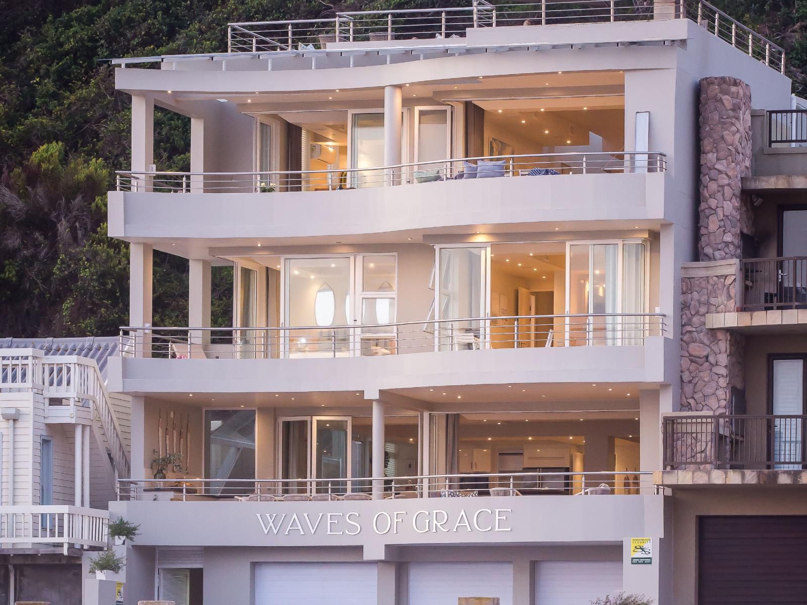 Waves Of Grace Seafront Villa Bandb Herolds Bay Western Cape South Africa Balcony, Architecture, House, Building