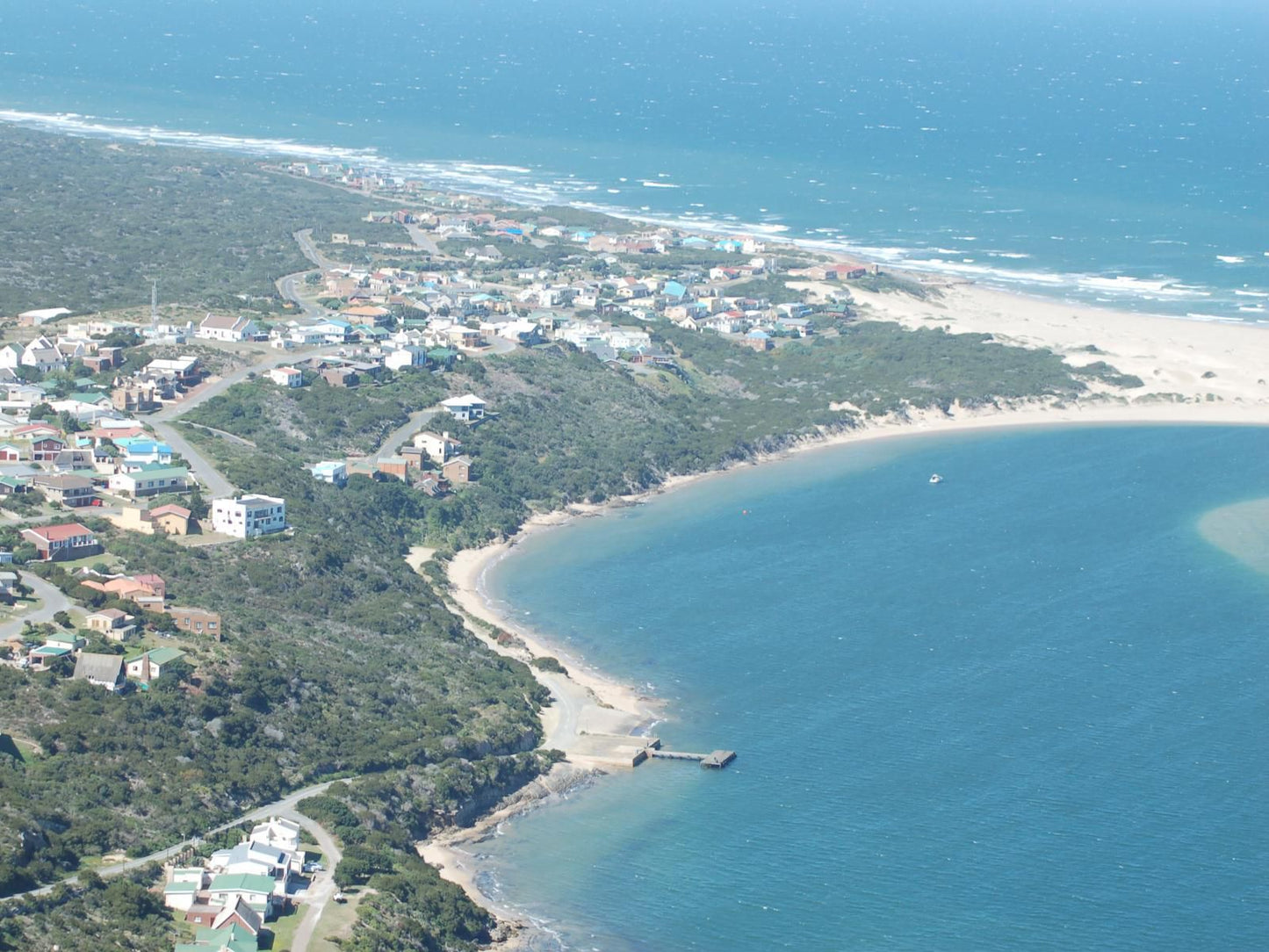 Whale Watchers Inn Witsand Western Cape South Africa Beach, Nature, Sand, Island, Palm Tree, Plant, Wood, Aerial Photography