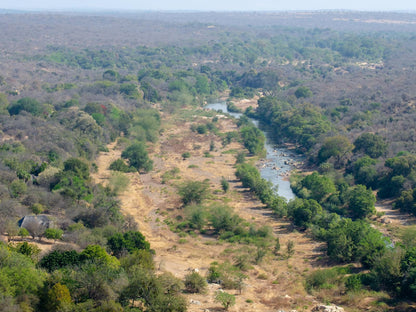 The Wild Blue Lodge Safari And Spa Ndlovumzi Nature Reserve Hoedspruit Limpopo Province South Africa Forest, Nature, Plant, Tree, Wood, River, Waters, Aerial Photography