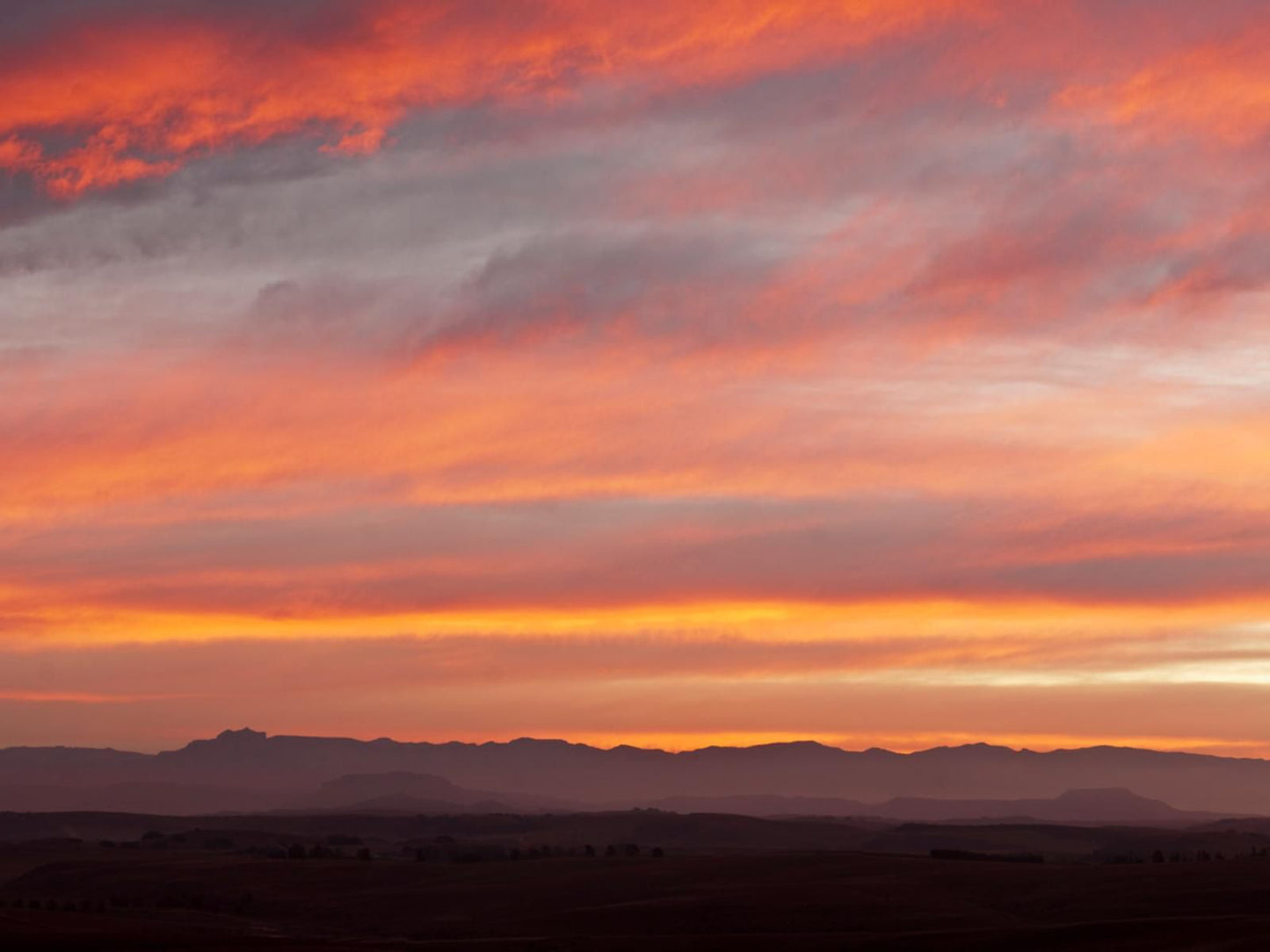 Wild Berry Guest Farm Mooi River Kwazulu Natal South Africa Sky, Nature, Sunset