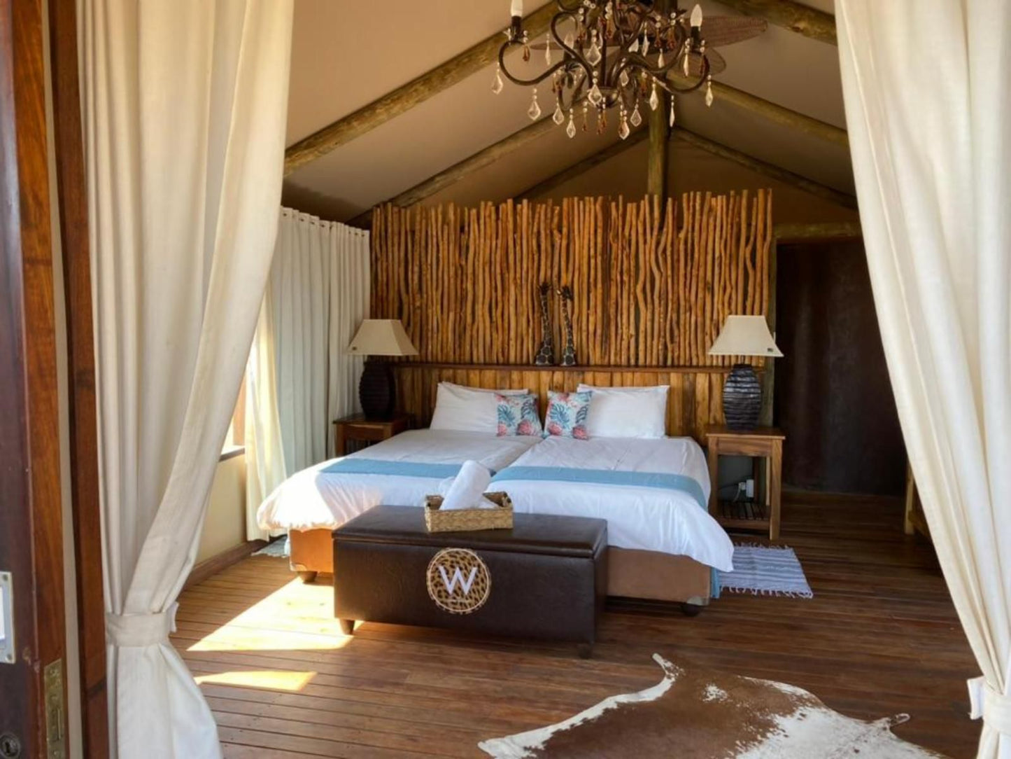 Windhoek Game Camp, Tented Chalet, Bedroom