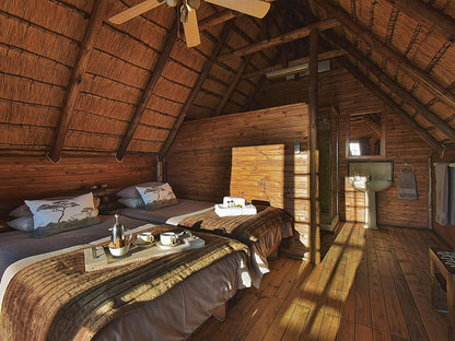Wooden Chalet with En-Suite Shower Only @ Woodside Game Lodge