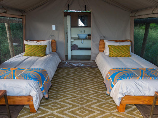 Safari Tent 1 Twin Beds @ Zululand Lodge