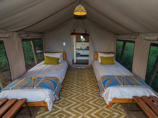 Safari Tent 3 Twin Beds @ Zululand Lodge