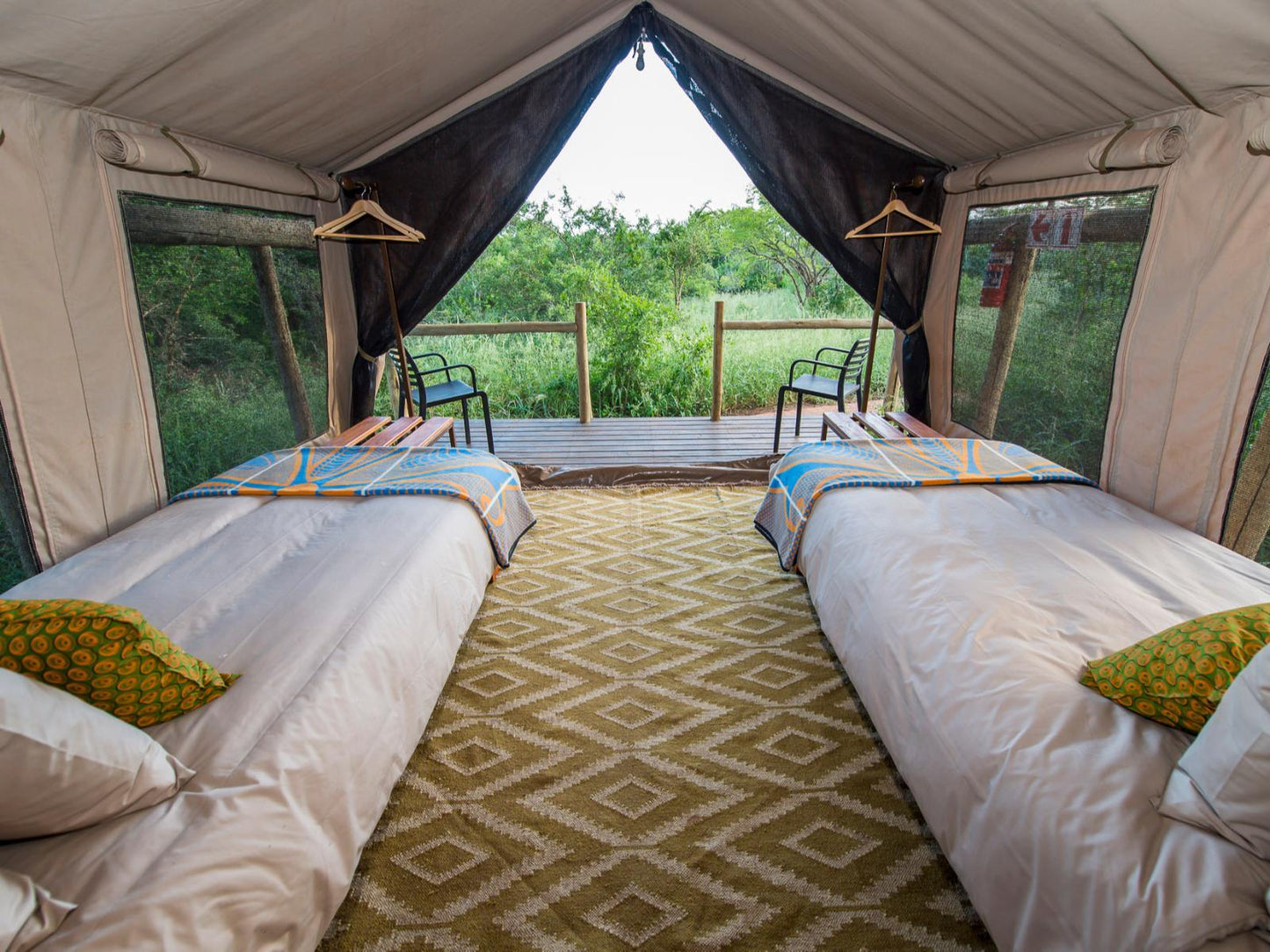 Safari Tent 8 Twin Beds @ Zululand Lodge