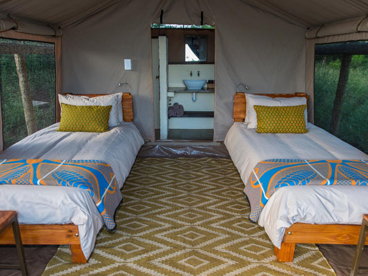 Safari Tent 9 Twin Beds @ Zululand Lodge