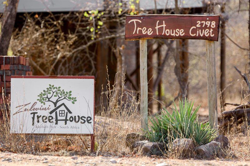 Zulwini Tree House Marloth Park Mpumalanga South Africa Sign